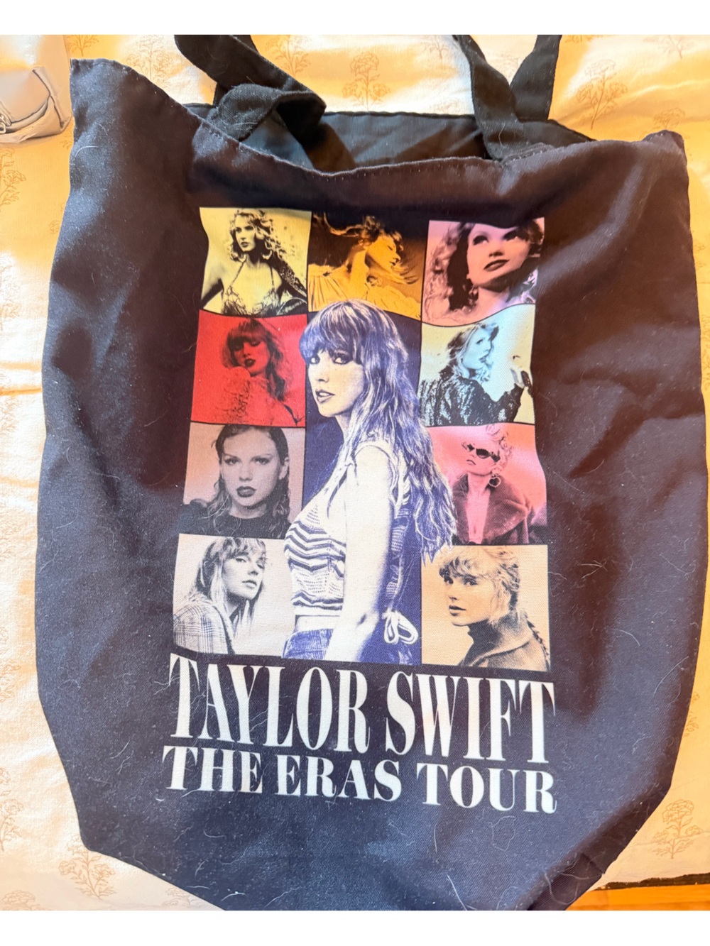 The Eras Tour Graphic Black Tote Bag